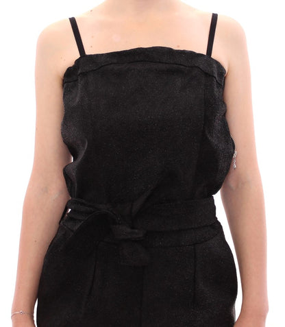 Mono de cuero negro La Maison du Couturier