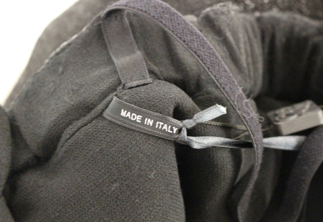 Mono de cuero negro La Maison du Couturier
