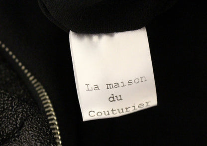 Mono de cuero negro La Maison du Couturier