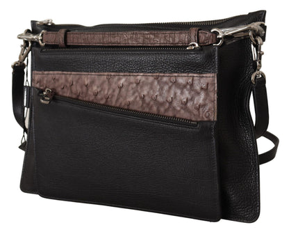 Bolso bandolera Dolce & Gabbana de cuero exótico negro Alta Sartoria