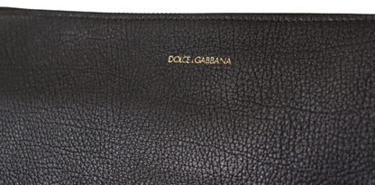 Bolso bandolera Dolce & Gabbana de cuero exótico negro Alta Sartoria