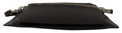 Bolso bandolera Dolce & Gabbana de cuero exótico negro Alta Sartoria