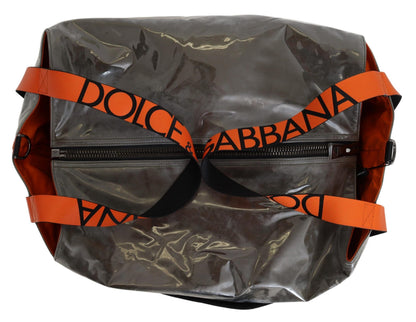 Bolso de tela Dolce & Gabbana de algodón para hombre, tamaño grande, verde