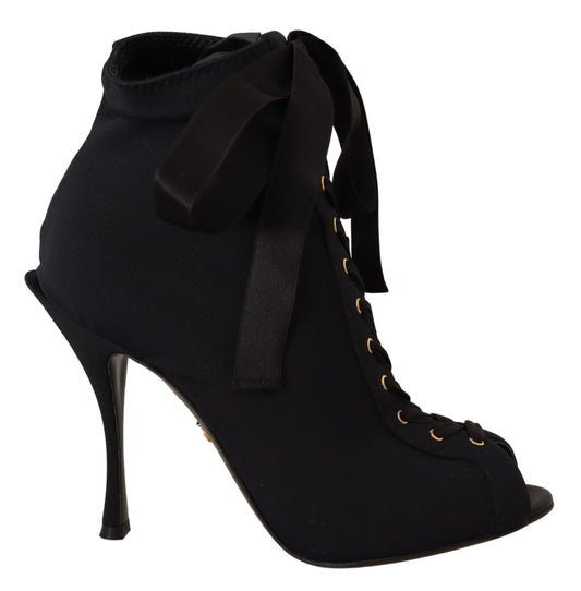 Botines cortos Dolce & Gabbana negros elásticos