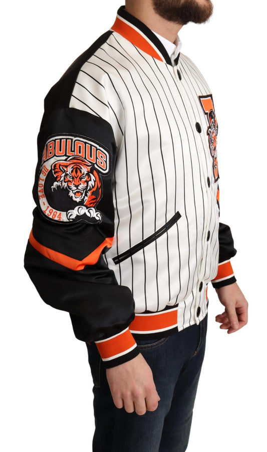 Chaqueta Bomber Dolce & Gabbana Multicolor Logotipo King #DGMILLENNIALS