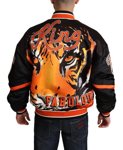 Chaqueta Bomber Dolce & Gabbana Multicolor Logotipo King #DGMILLENNIALS