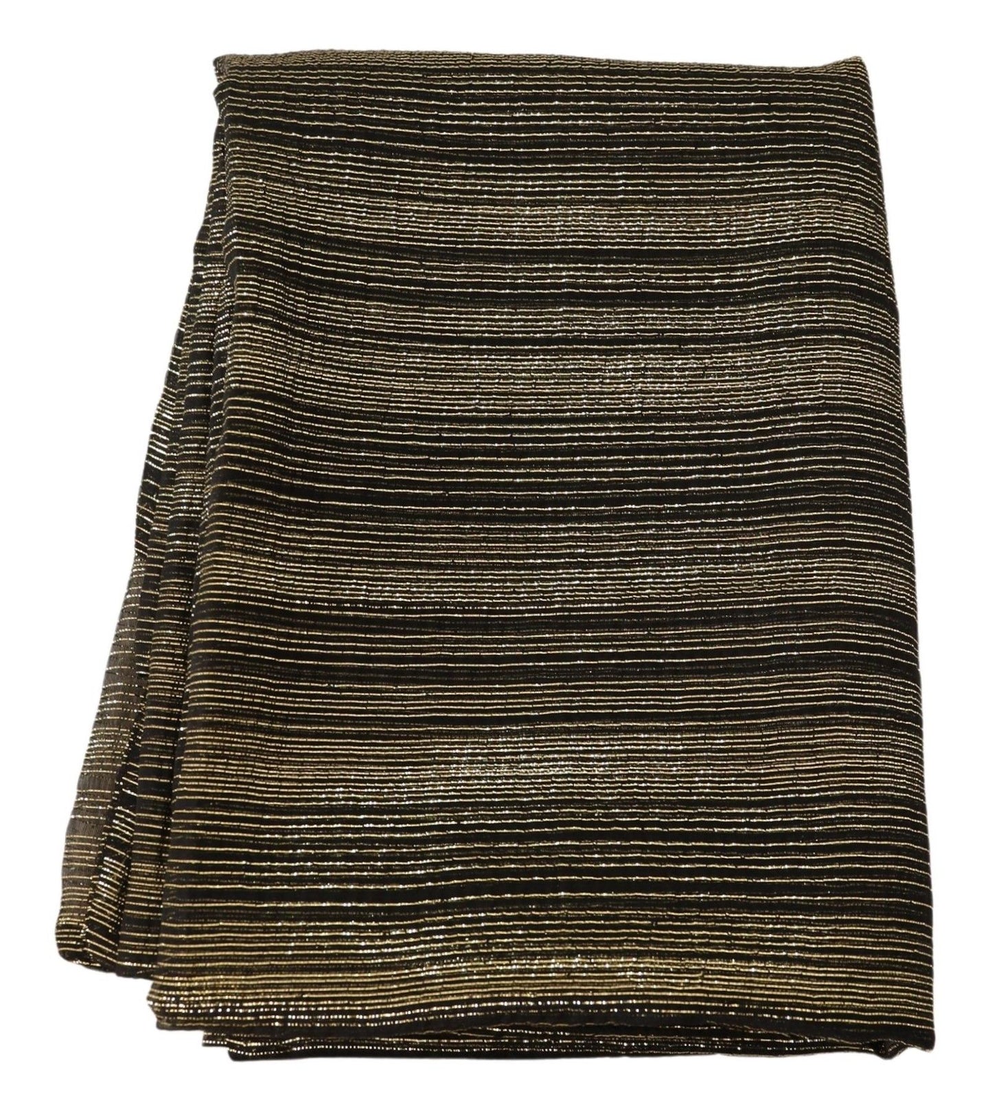 Mantón Envolvente de Seda Elástica Dorada Metalizada Dolce & Gabbana