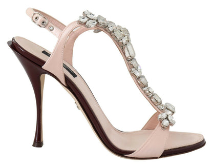 Sandalias Keira con cristales rosas de Dolce & Gabbana