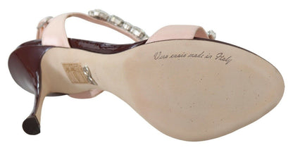 Sandalias Keira con cristales rosas de Dolce & Gabbana