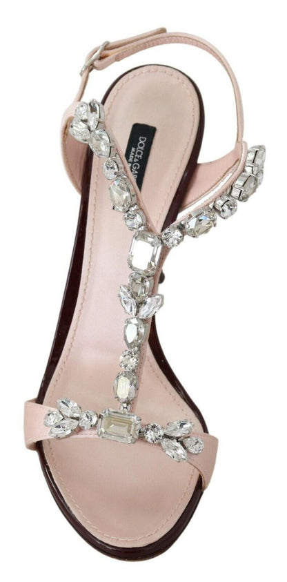 Sandalias Keira con cristales rosas de Dolce & Gabbana