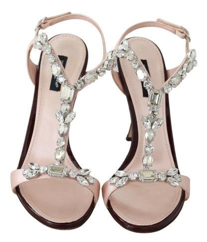 Sandalias Keira con cristales rosas de Dolce & Gabbana