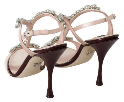 Sandalias Keira con cristales rosas de Dolce & Gabbana
