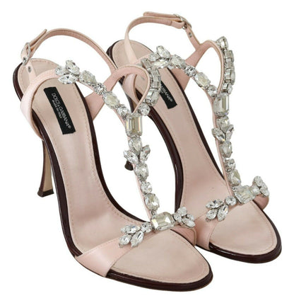 Sandalias Keira con cristales rosas de Dolce & Gabbana