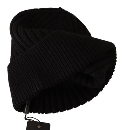 Dolce & Gabbana Gorro de lana negro de invierno para mujer