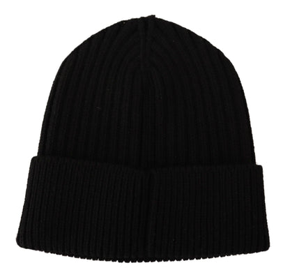 Dolce & Gabbana Gorro de lana negro de invierno para mujer
