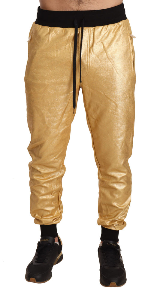 Pantalones de Algodón Dolce & Gabbana Gold Pig Of The Year
