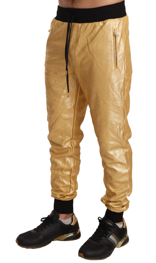 Pantalones de Algodón Dolce & Gabbana Gold Pig Of The Year