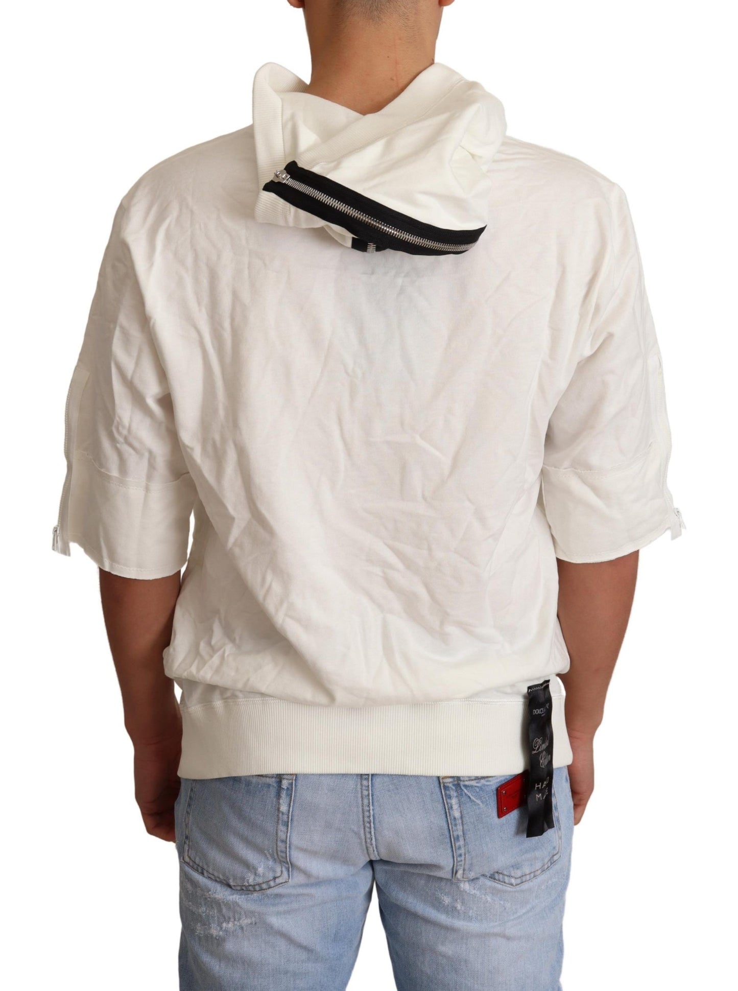 Sudadera con capucha blanca de edición limitada de Dolce & Gabbana
