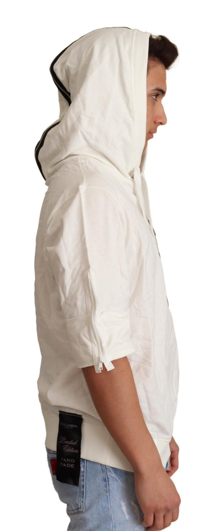 Sudadera con capucha blanca de edición limitada de Dolce & Gabbana