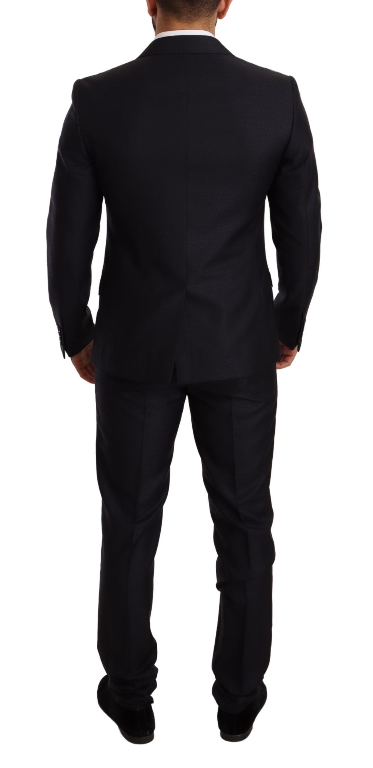 Traje de 2 Piezas MARTINI SLIM FIT con Diseño Azul de Dolce & Gabbana