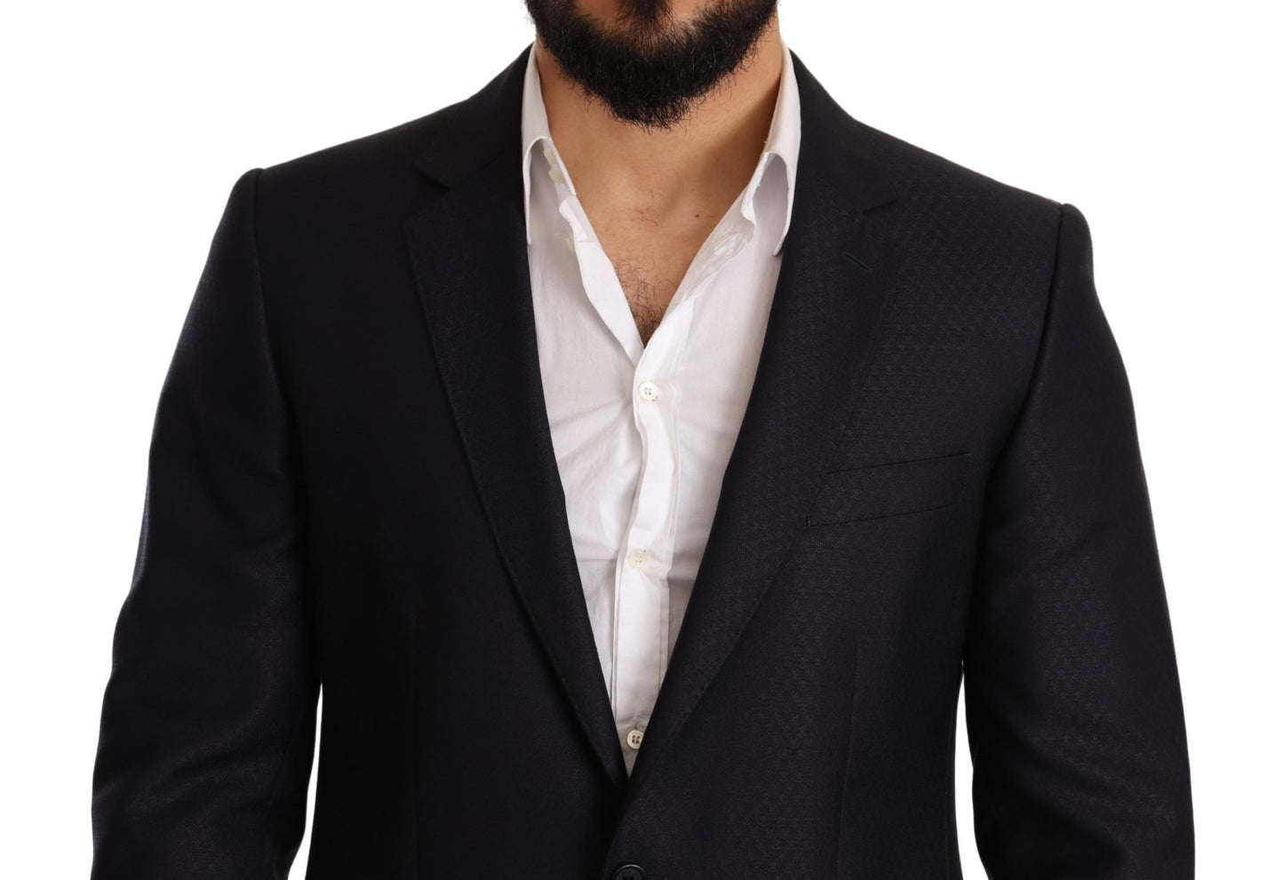 Traje de 2 Piezas MARTINI SLIM FIT con Diseño Azul de Dolce & Gabbana