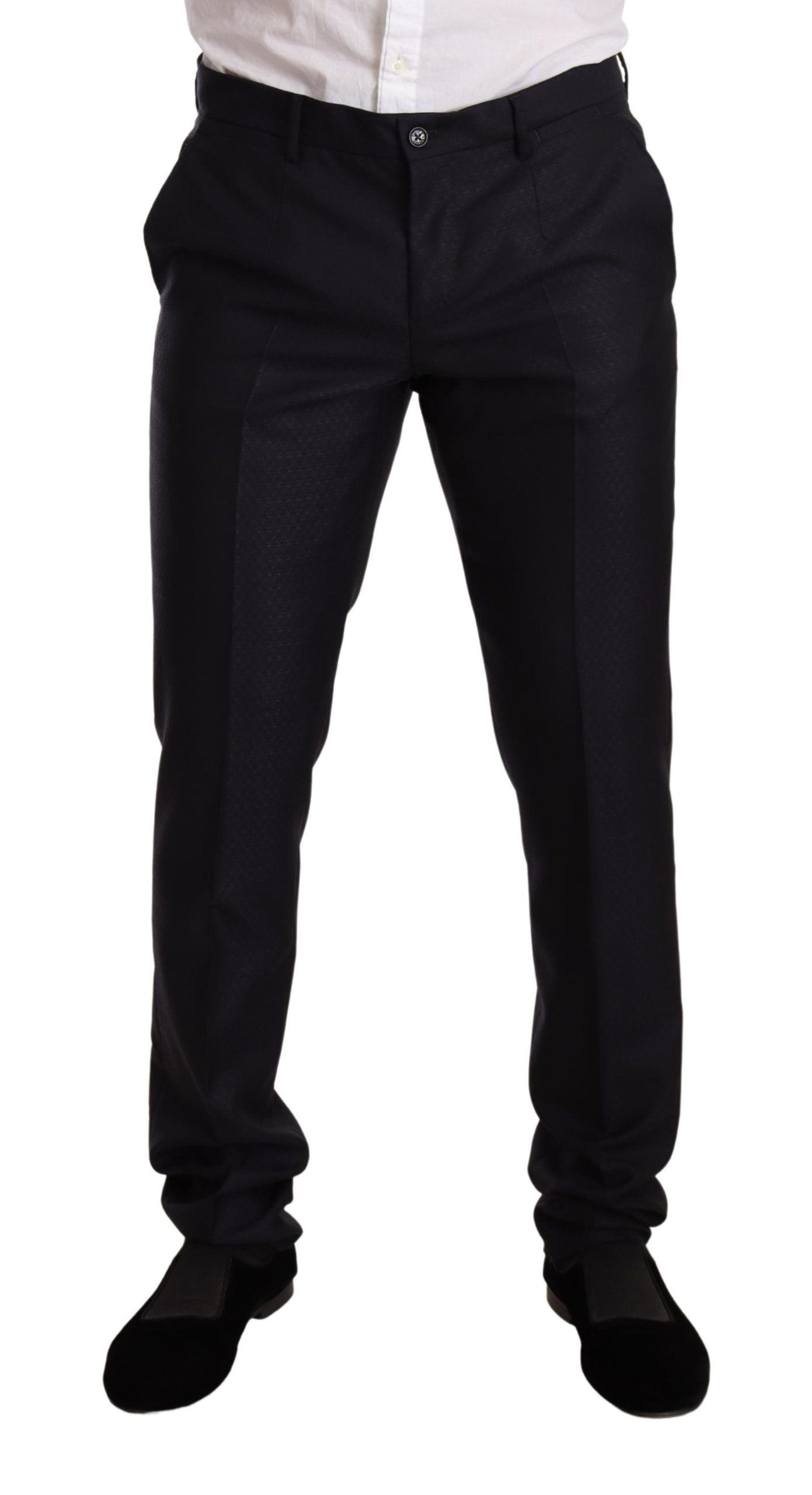 Traje de 2 Piezas MARTINI SLIM FIT con Diseño Azul de Dolce & Gabbana