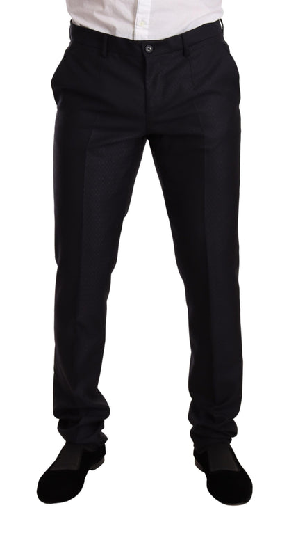 Traje de 2 Piezas MARTINI SLIM FIT con Diseño Azul de Dolce & Gabbana