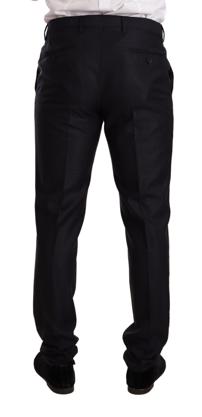 Traje de 2 Piezas MARTINI SLIM FIT con Diseño Azul de Dolce & Gabbana