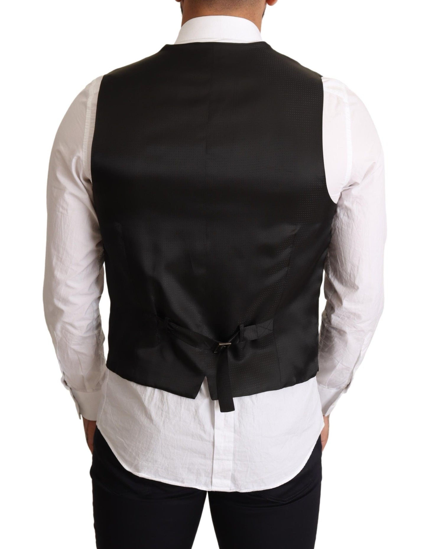 Chaleco de vestir formal negro de Dolce & Gabbana