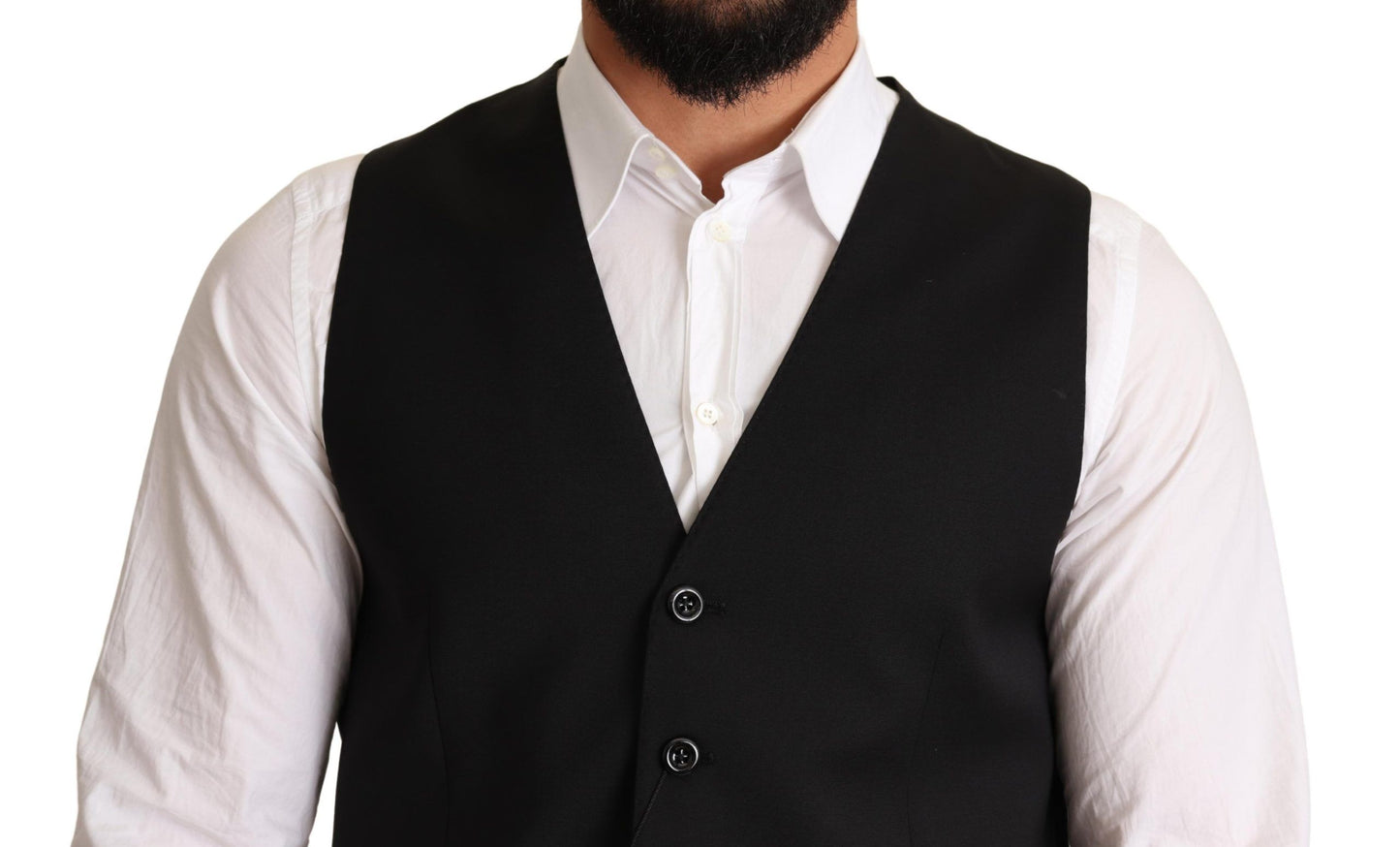 Chaleco de vestir formal negro de Dolce & Gabbana