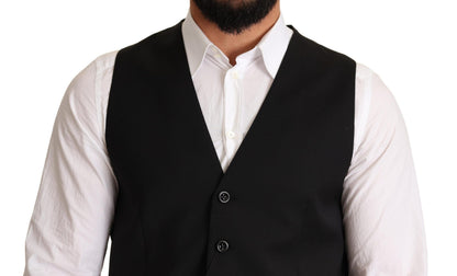 Chaleco de vestir formal negro de Dolce & Gabbana