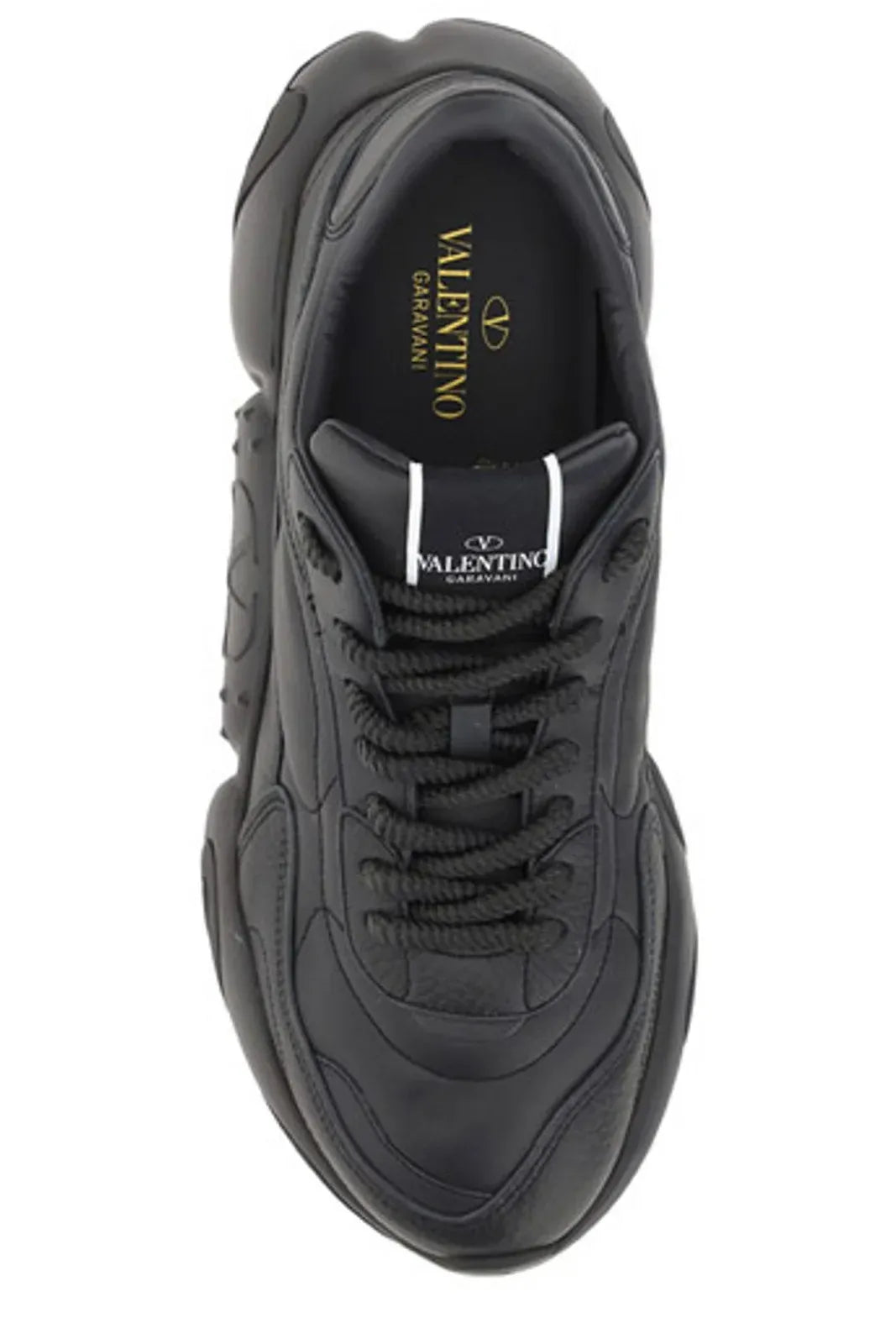 Zapatillas Valentino Garavani De Piel De Becerro Negra