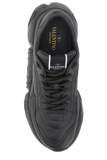 Zapatillas Valentino Garavani De Piel De Becerro Negra
