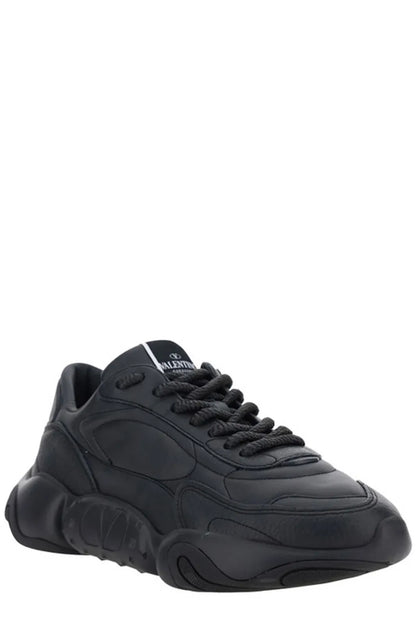 Zapatillas Valentino Garavani De Piel De Becerro Negra
