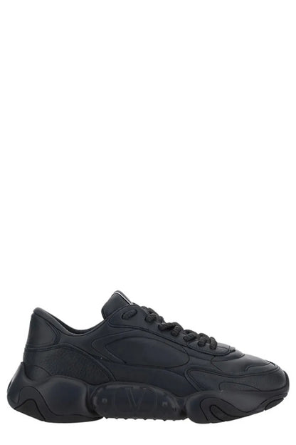Zapatillas Valentino Garavani De Piel De Becerro Negra