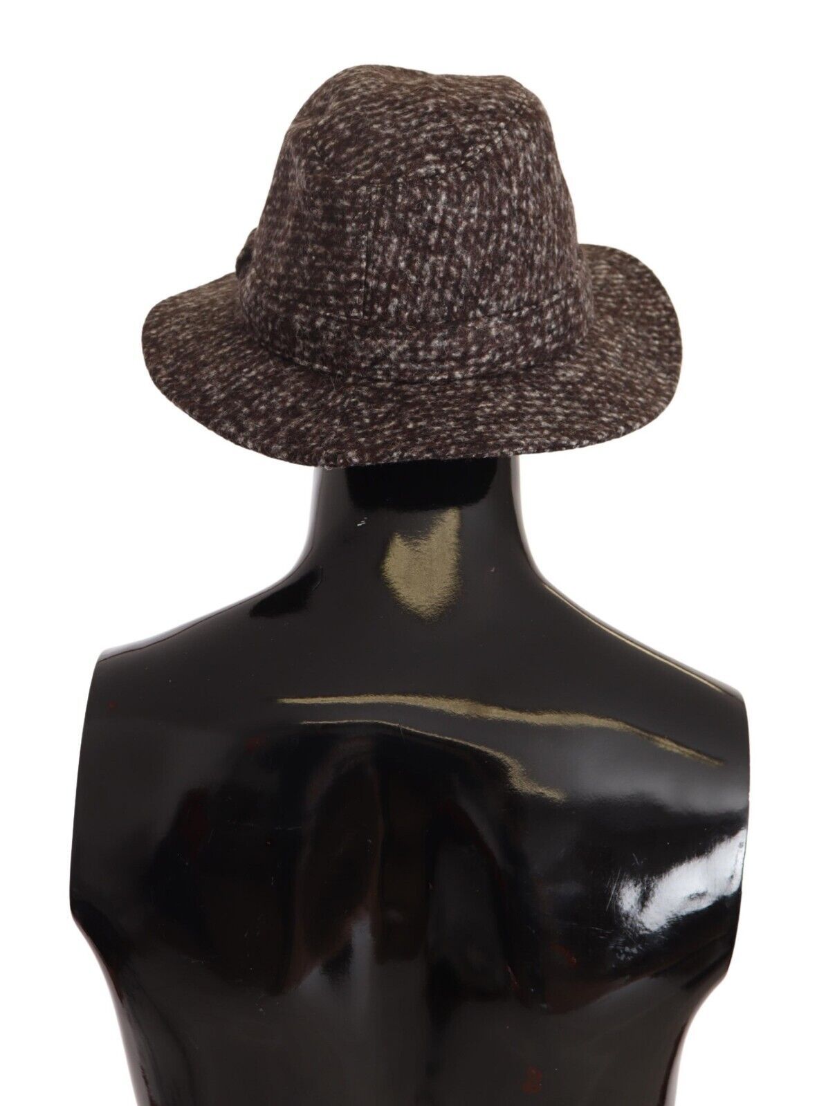Gorra de tweed texturizado mezcla gris melange Dolce & Gabbana
