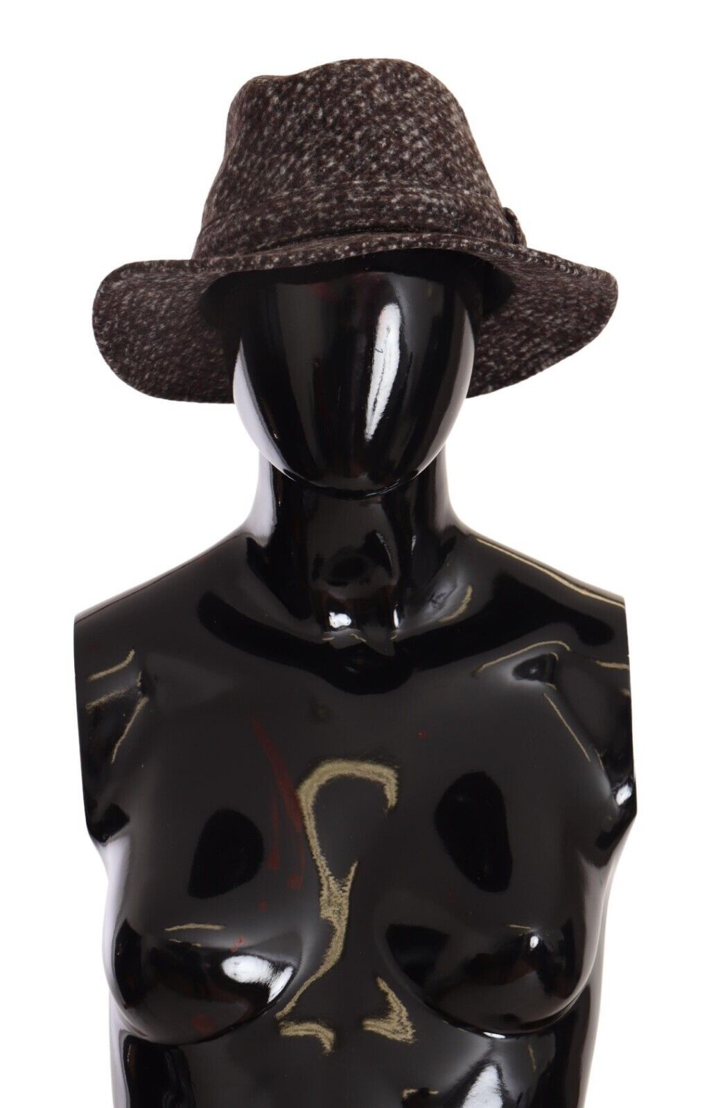 Gorra de tweed texturizado mezcla gris melange Dolce & Gabbana