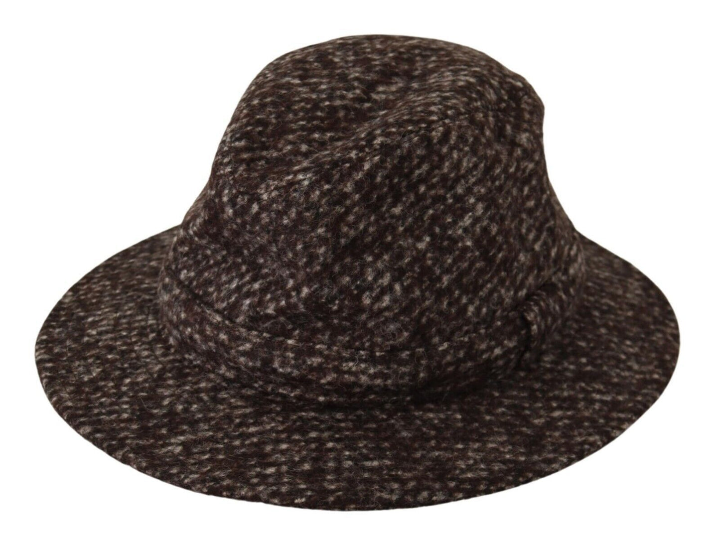 Gorra de tweed texturizado mezcla gris melange Dolce & Gabbana