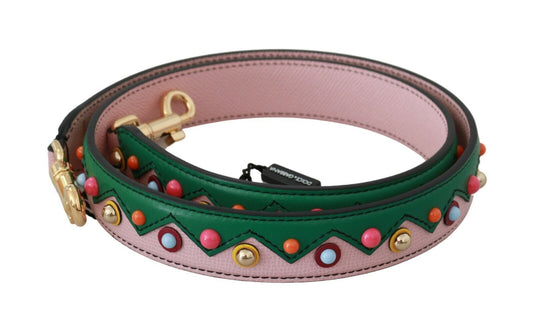 Accesorio para Bolso de Hombro de Cuero Rosa Dolce & Gabbana