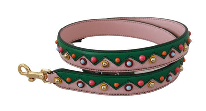 Accesorio para Bolso de Hombro de Cuero Rosa Dolce & Gabbana