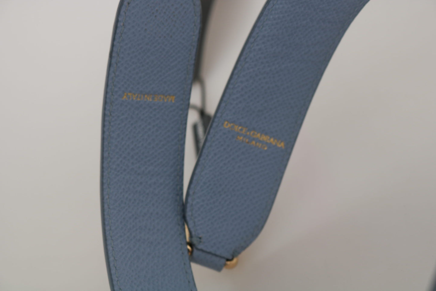 Correa de hombro de piel azul de Dolce & Gabbana para bolso/accesorio
