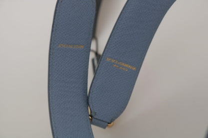 Correa de hombro de piel azul de Dolce & Gabbana para bolso/accesorio