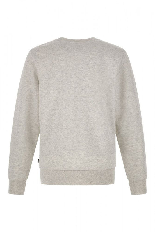Sudadera Hugo Boss Gris de Algodón con Detalles del Logo