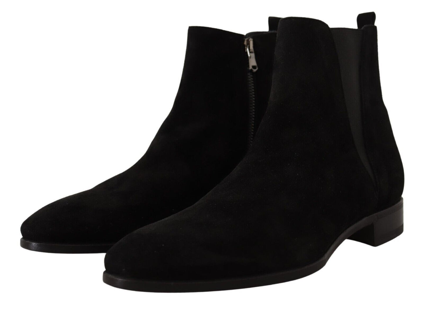 Botines Chelsea de Ante y Piel Negros para Hombre Dolce & Gabbana