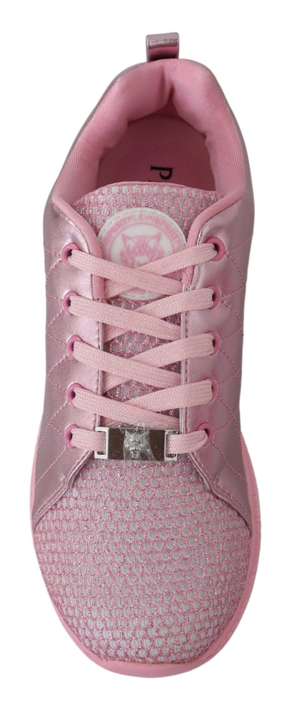 Baskets Plein Sport Pink Blush en polyester à lacets Gisella