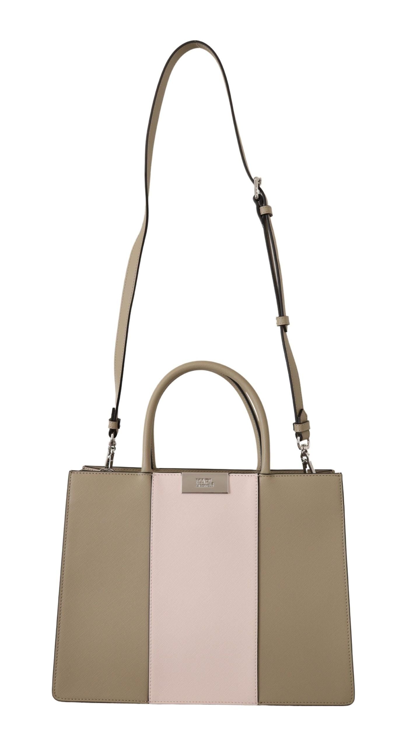 Bolso tote Karl Lagerfeld de poliuretano verde salvia