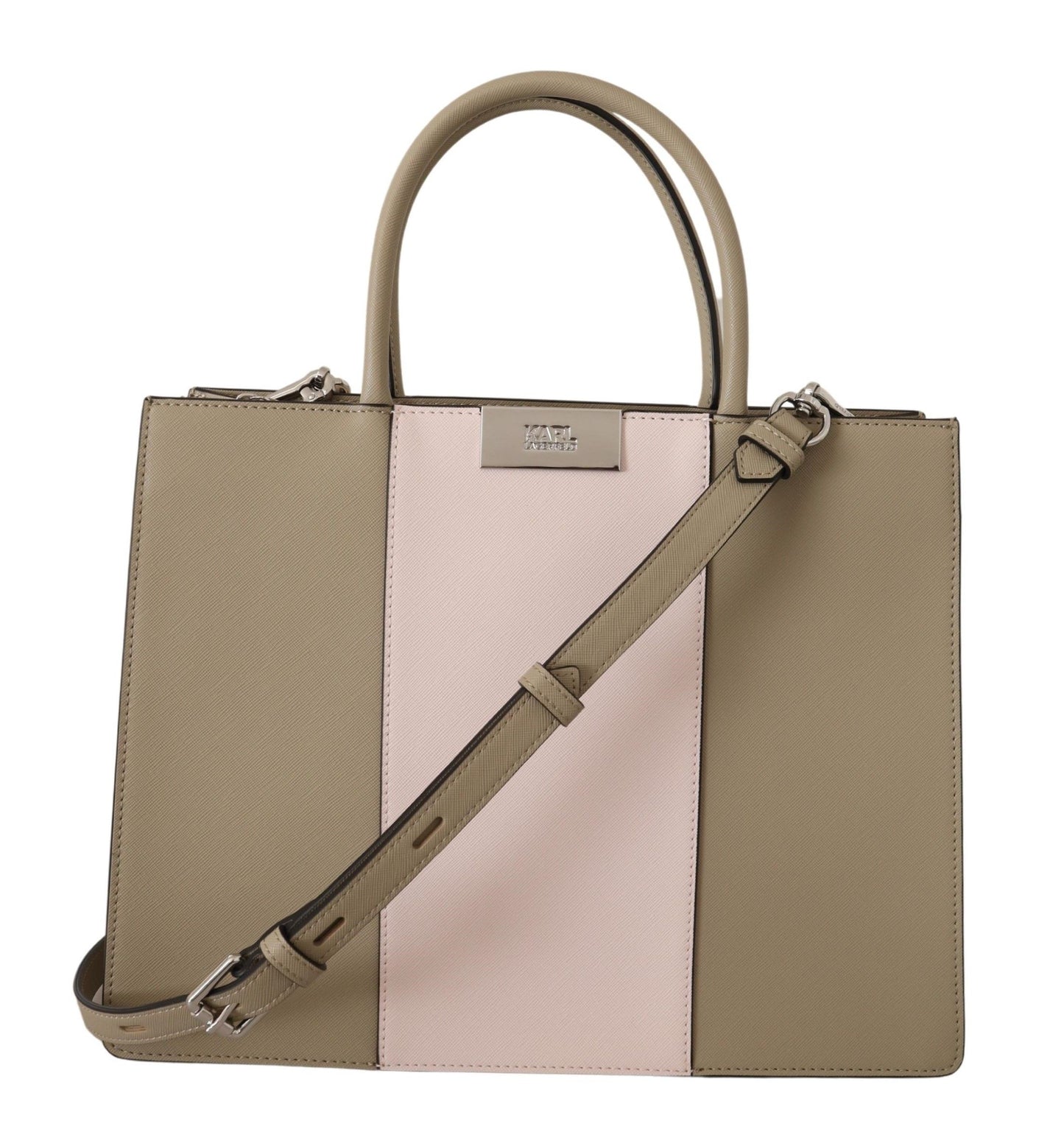 Bolso tote Karl Lagerfeld de poliuretano verde salvia