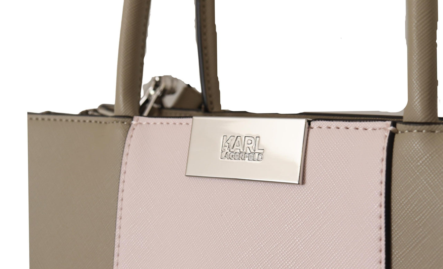 Bolso tote Karl Lagerfeld de poliuretano verde salvia