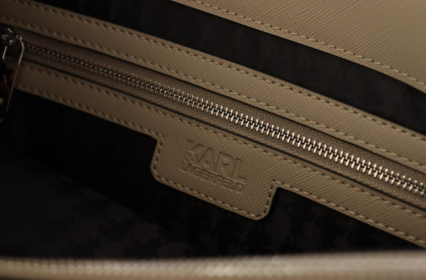 Bolso tote Karl Lagerfeld de poliuretano verde salvia