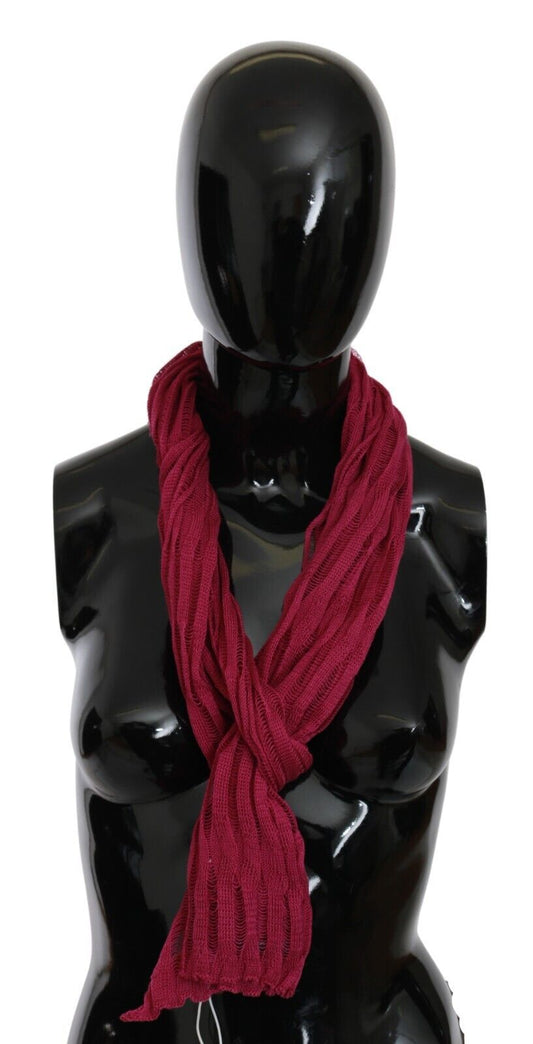 John Galliano Burdeos Cuello Envolvente Chal Foulard Pañuelo